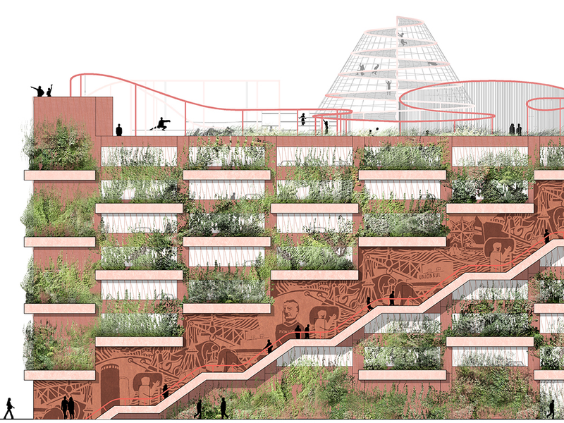 Illustration for article titled A Plan To Turn Your Local Parking Garage Into Your Local Playground